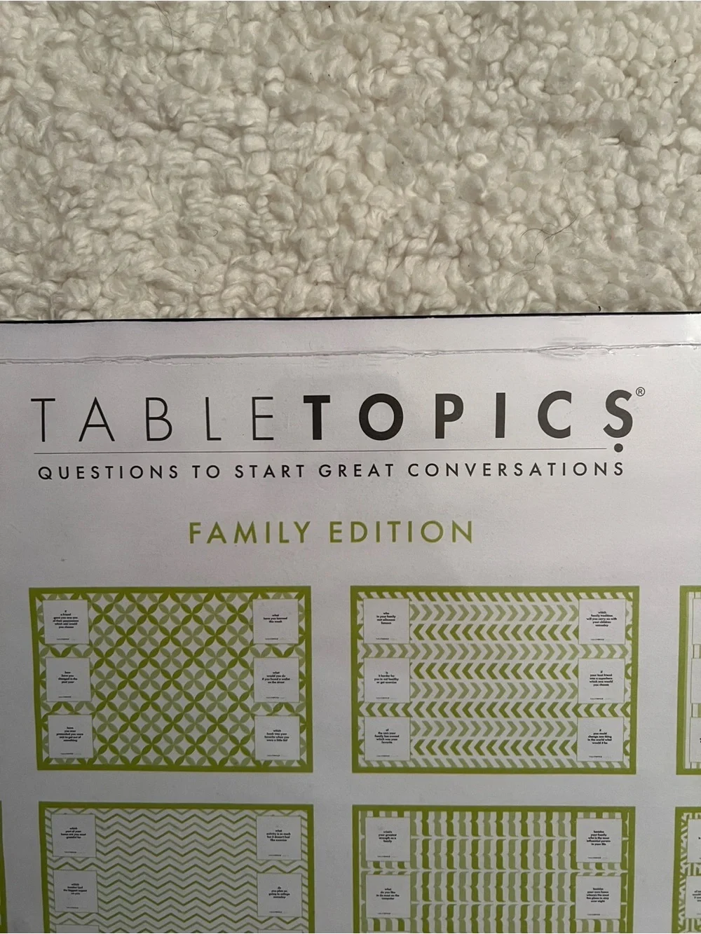 TableTopics about this